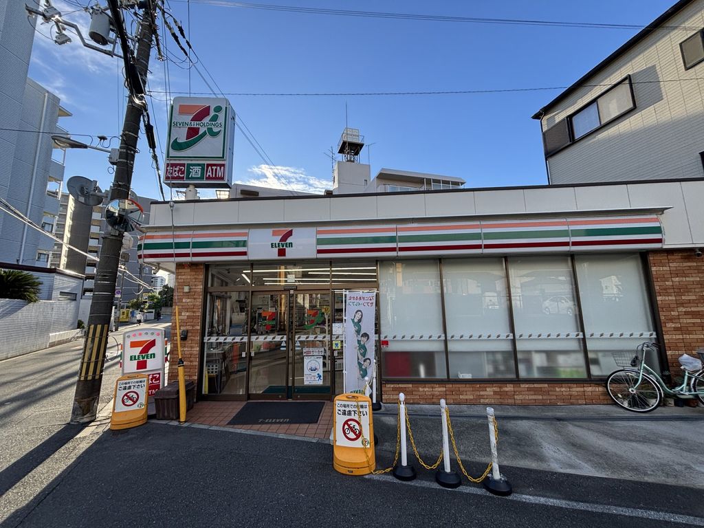 コンビニ　セブンイレブン大阪上新庄3丁目店（コンビニ）まで80m