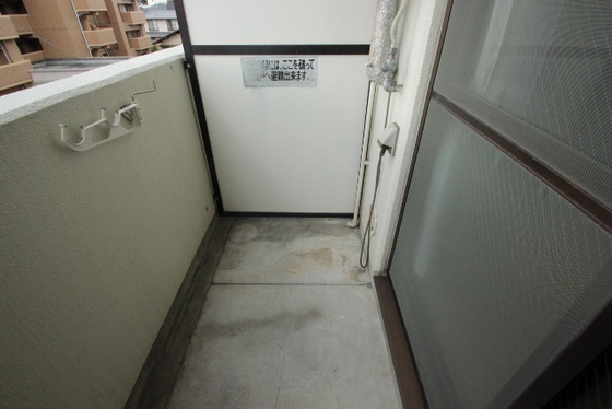 バルコニー　※別部屋の写真です
