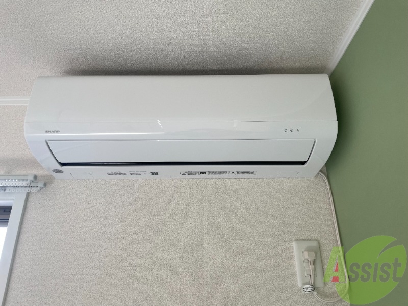 その他設備　エアコンが付いているので快適に過ごせそうです。