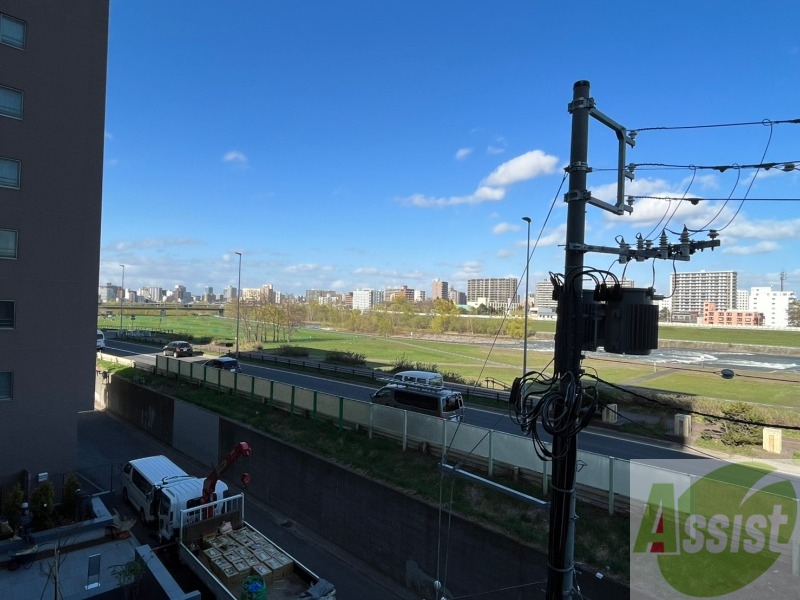 眺望　眺望です。高い建物がなくて見晴らしがよいですね！