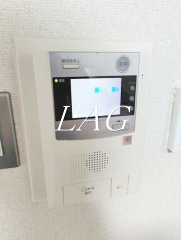セキュリティ　モニター付きインターフォンです。