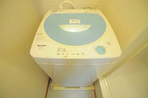その他　便利な室内洗濯機置き場♪