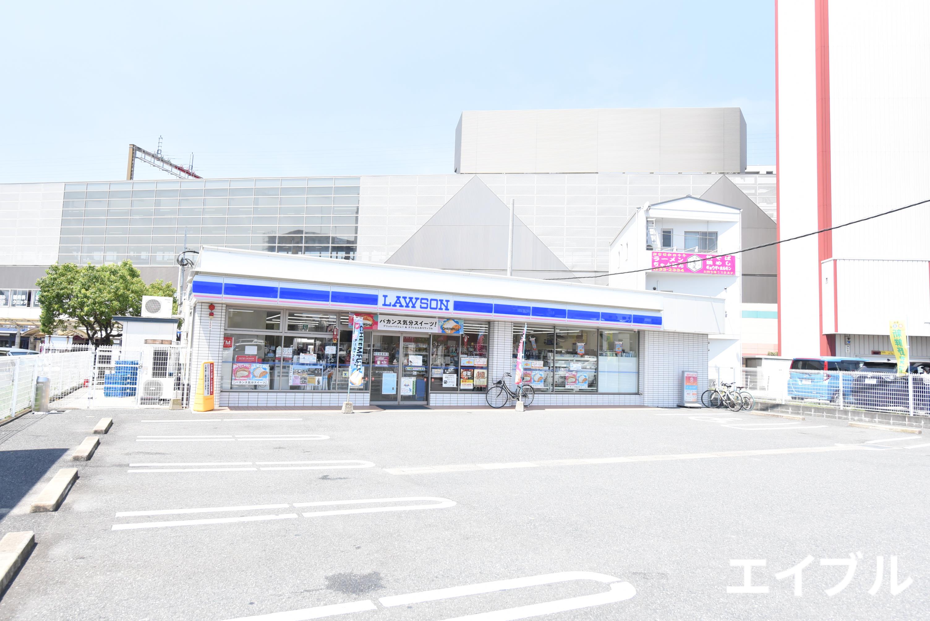 コンビニ　ローソン久留米花畑店（コンビニ）まで333m