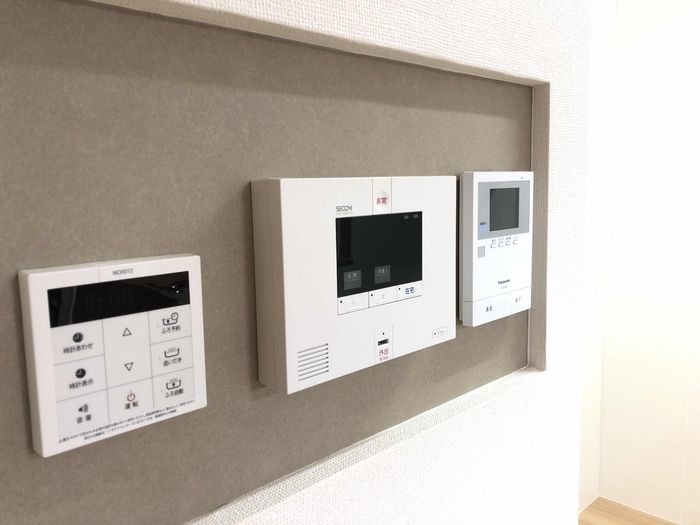 セキュリティ　モニタ付インターホンです。