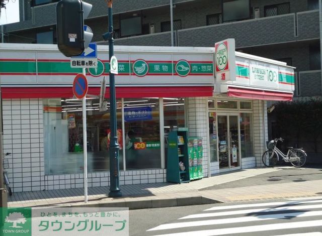 コンビニ　ローソンストア100茅ヶ崎十間坂店（コンビニ）まで100m