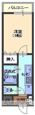 コーポあすなろの間取り写真