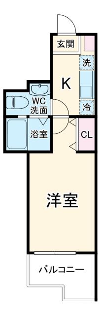アベニール大口の間取り写真