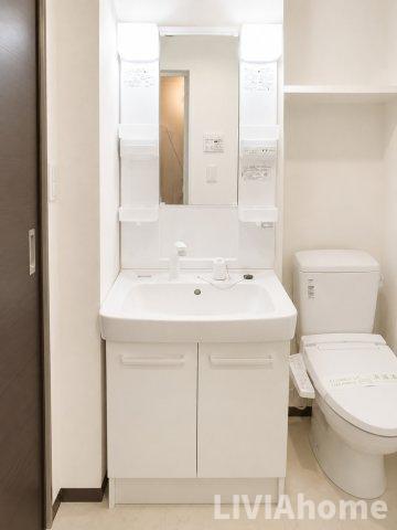 洗面設備　同シリーズの参考写真です。実際の設備・内装は現況を優先とさせ