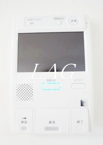 セキュリティ　モニター付きインターフォンです。