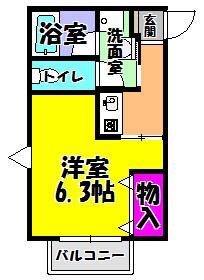 プレトゥールの間取り写真