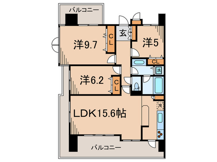 ガ-デン文京白山の間取り写真