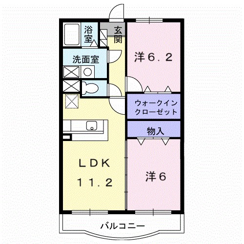 サンクレメントの間取り写真