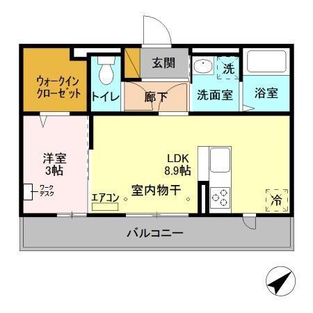 HANABUSA IVの間取り写真