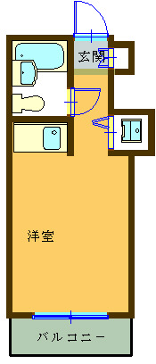 サーパス南烏山の間取り写真