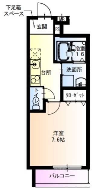 近鉄大阪線 俊徳道駅 徒歩7分 3階建 築2年の間取り写真