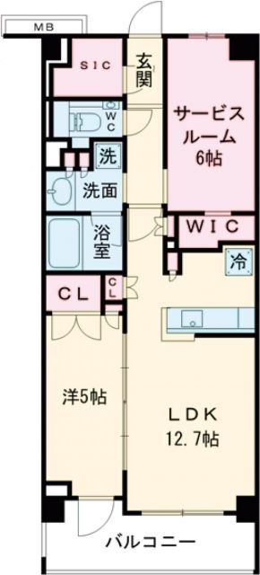 エクセレントシティ一橋学園駅前の間取り写真