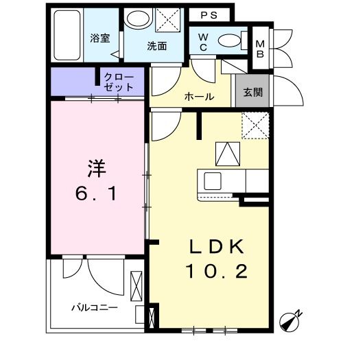 グランデ フレッチャの間取り写真