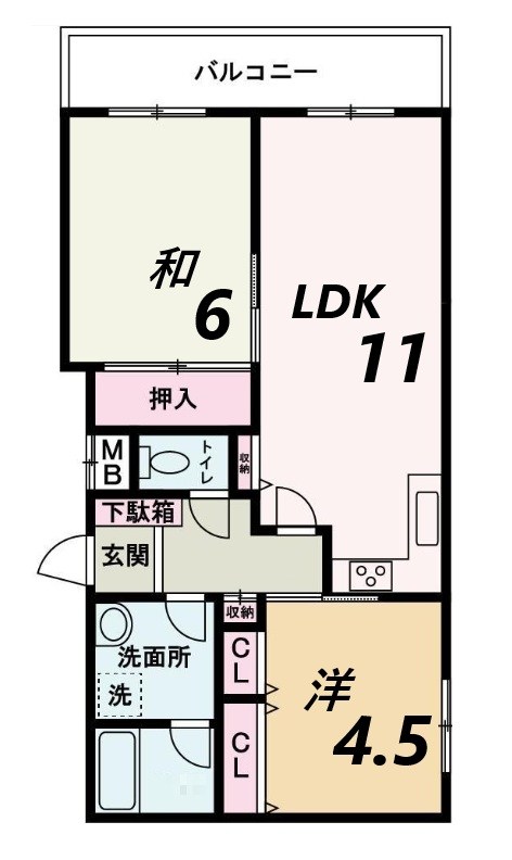 アルコ・ラ・カーサ姫路土山の間取り写真