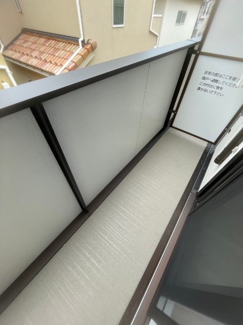 バルコニー　実際のお部屋の写真です。