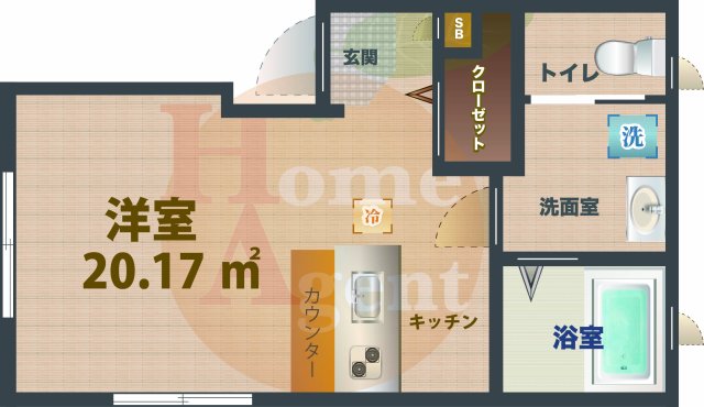 東京メトロ丸ノ内線 中野坂上駅 徒歩7分 4階建 築13年の間取り写真
