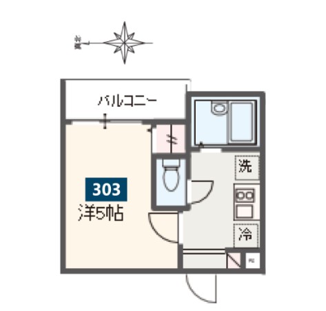 MELDIA扇大橋IIIの間取り写真