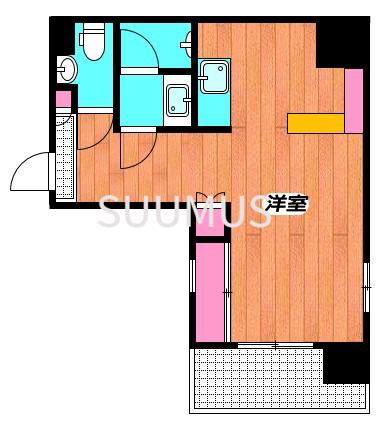 東京メトロ丸ノ内線 新宿御苑前駅 徒歩5分 15階建 築29年の間取り写真