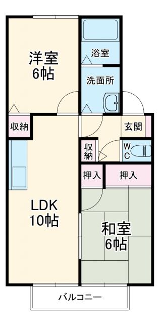 ハイカムール上島Iの間取り写真