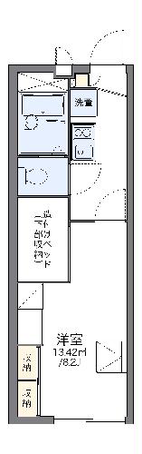 レオパレスウィステリアの間取り