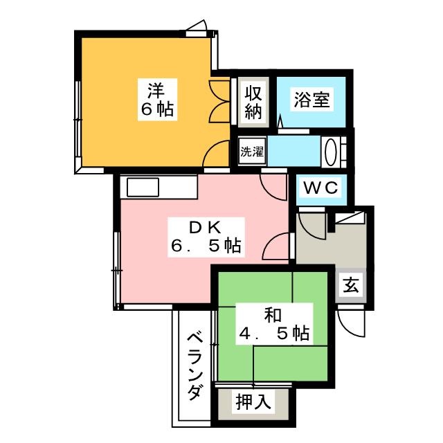 ヴィラ広沢５の間取り