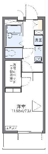 レオパレス入江の間取り