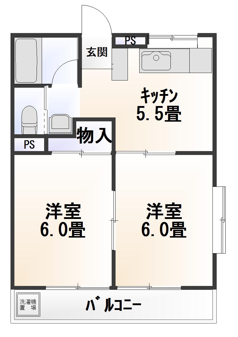 シェトワ八幡の間取り