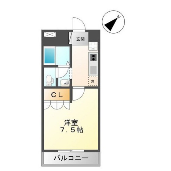 コーポ・ロコモーションＫの間取り