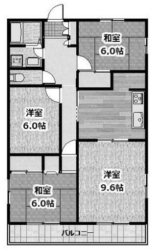 神奈川県横浜市港北区樽町４（アパート）の賃貸物件の間取り