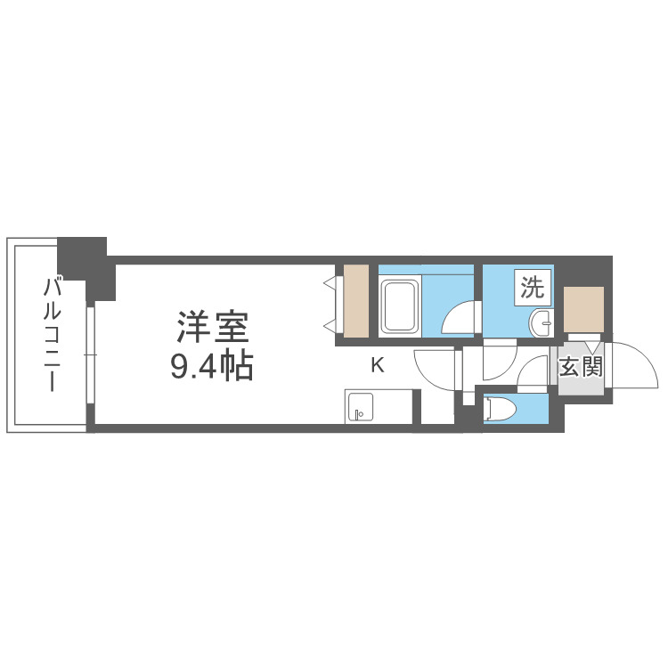 コンフォリア京町堀の間取り
