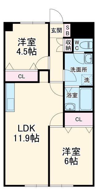 スプリングスプラザいずみ野の間取り