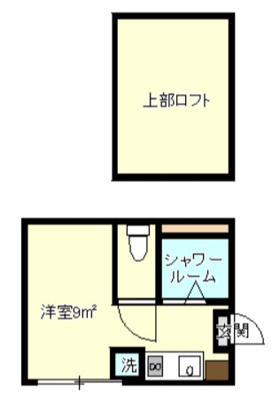 江東区南砂のアパートの間取り