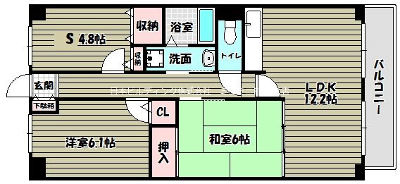 ボヌール錦織公園の間取り