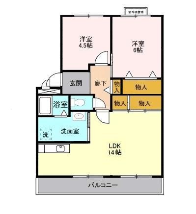 パティエール上本郷の間取り