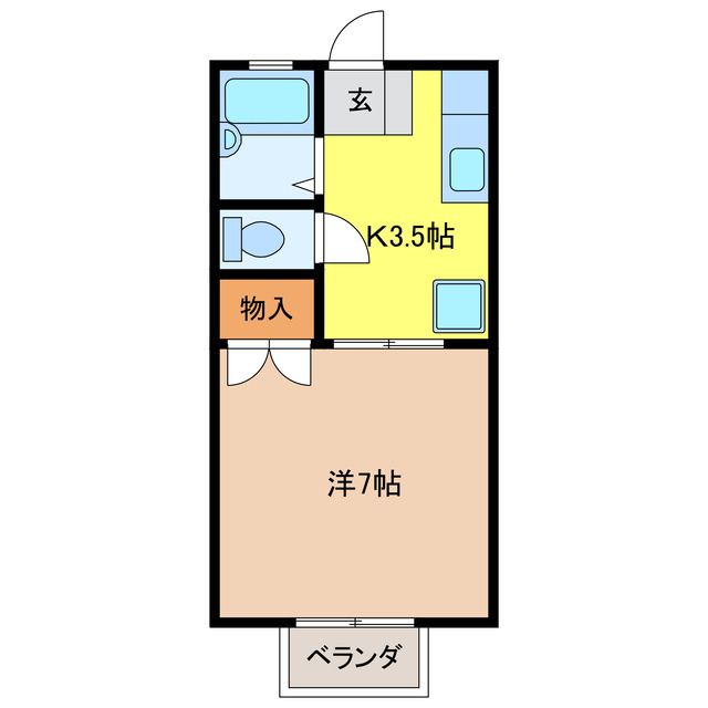 ルミエール関谷の間取り