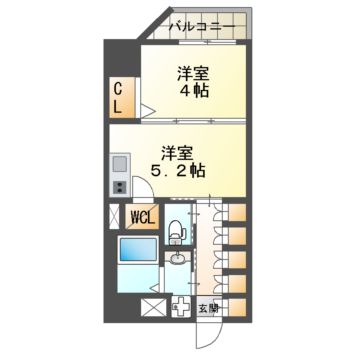 グラージュ春日丘の間取り