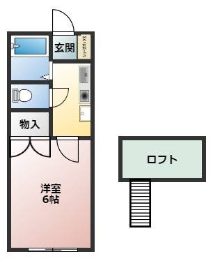 サンライフ荻原23号館Aの間取り