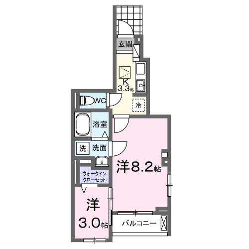 カトレアIIの間取り