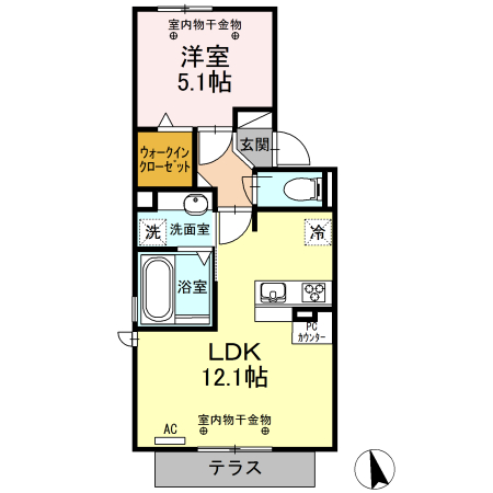 森のおうち toの間取り