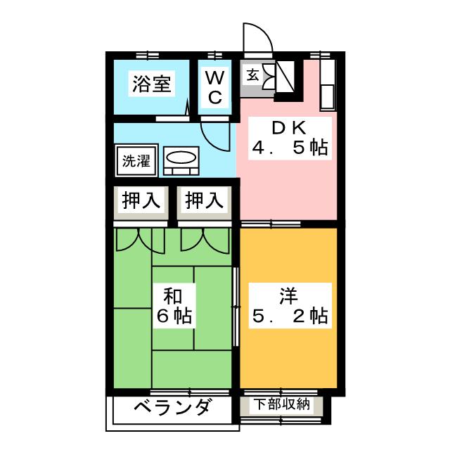 サンアベニューIIの間取り