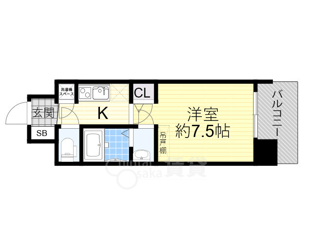 セレニテ東三国ミラクの間取り