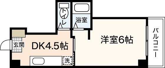 【広島市安佐南区西原のマンションの間取り】