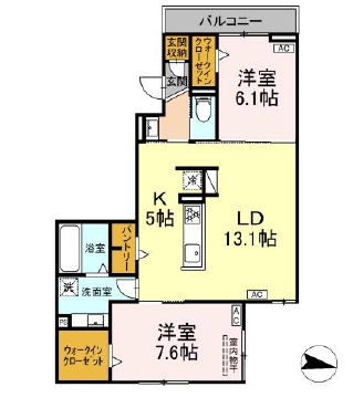 【名古屋市南区道徳新町のアパートの間取り】