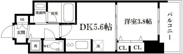 ラクラス本町東の間取り