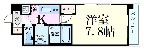 アスヴェル京都壬生WESTの間取り