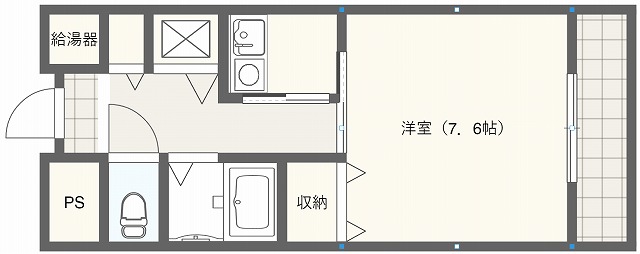 明石市松の内のマンションの間取り